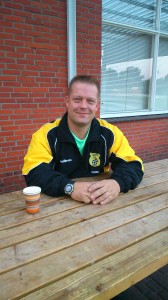 Johan Rieks bedankt de supporters