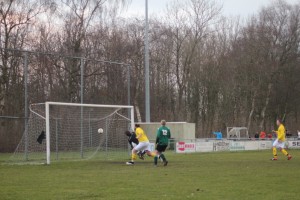 De winnende goal foto: Bert Wieringa
